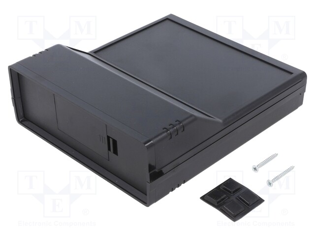 Enclosure: desktop; CAB PULPIT; X: 154mm; Y: 173mm; Z: 54mm; ABS