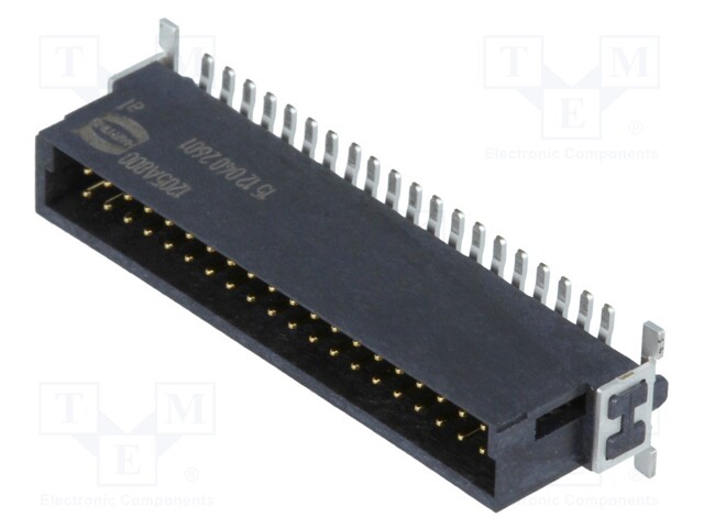 Connector: PCB to PCB; male; PIN: 40; 1.27mm; Series: har-flex; 2.3A