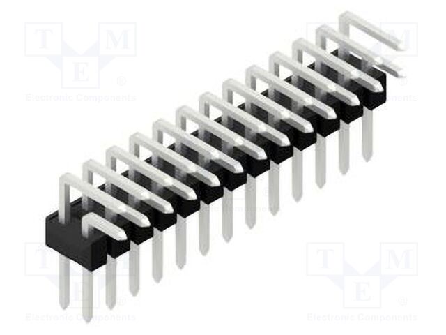 Connector: pin strips; pin header; male; PIN: 26; 2.54mm; THT; 2x13