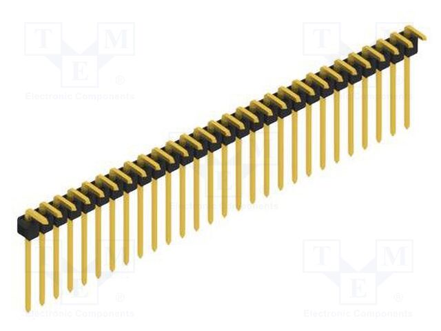 Connector: pin strips; pin header; male; PIN: 28; 2.54mm; THT; 1x28