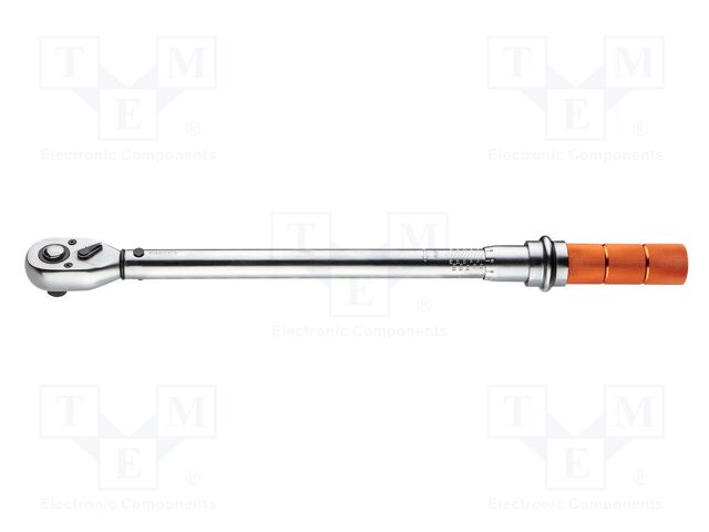 Wrench; torque; 480mm; 20÷210Nm; Mounting: 3/8" square