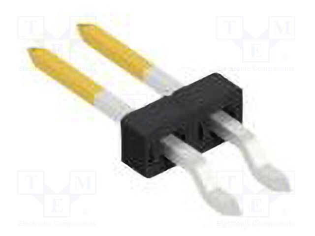Connector: pin strips; pin header; male; PIN: 2; 2mm; SMT; 1x2; 100V