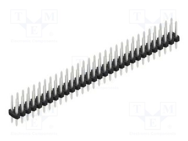 Connector: pin strips; pin header; male; PIN: 60; 2mm; THT; 2x30