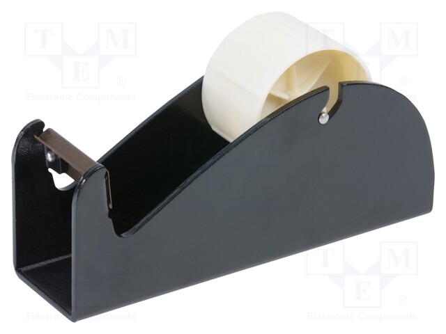 Tape dispensers; ESD; EN 61340-5-1; metal; black; <1kΩ; 900g