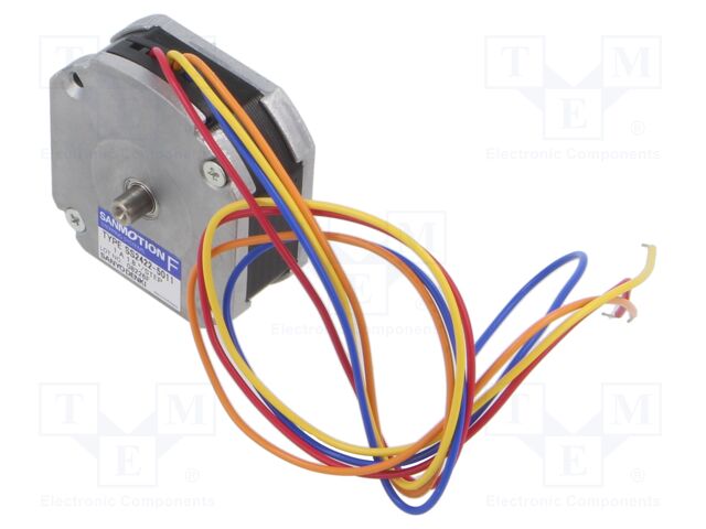 Motor: DC; 2-phase,bipolar,stepper; 24VDC; step 1,8°; 0.186Nm; 1A