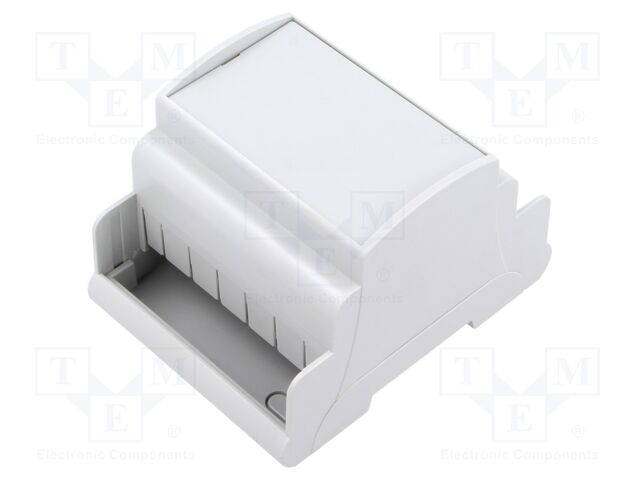 Enclosure: for DIN rail mounting; No.of mod: 4