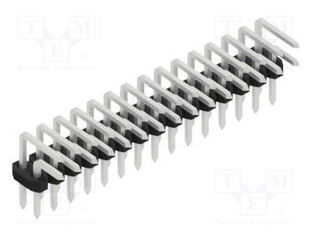 Connector: pin strips; pin header; male; PIN: 30; 2mm; THT; 2x15