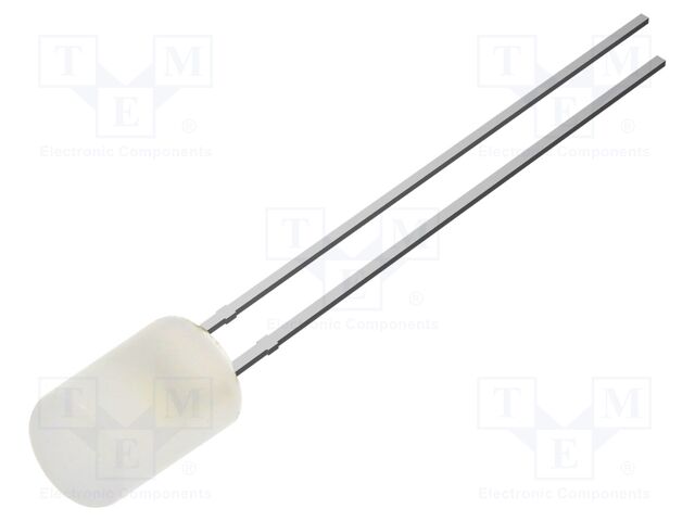 LED; white cold; 5mm; 150mcd; 100°; Front: flat; 2.8÷3.4VDC