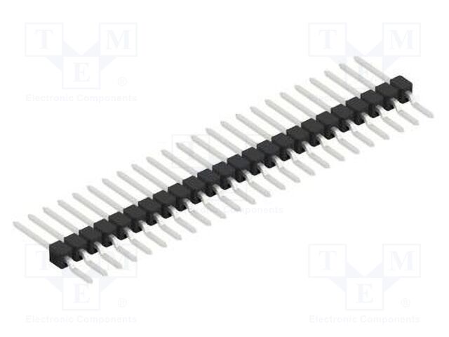 Connector: pin strips; pin header; male; PIN: 24; 2.54mm; SMT; 1x24