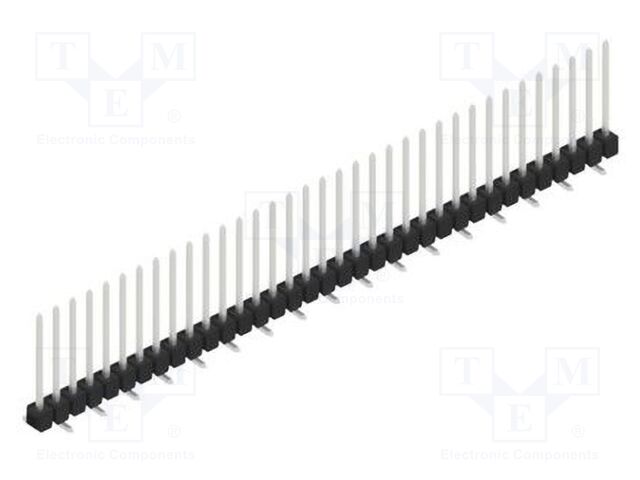 Connector: pin strips; pin header; male; PIN: 35; 2.54mm; SMT; 1x35
