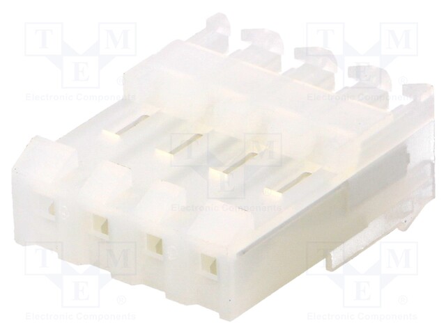 Plug; wire-board; female; PIN: 4; 3.96mm; IDC; for cable; MAS-CON