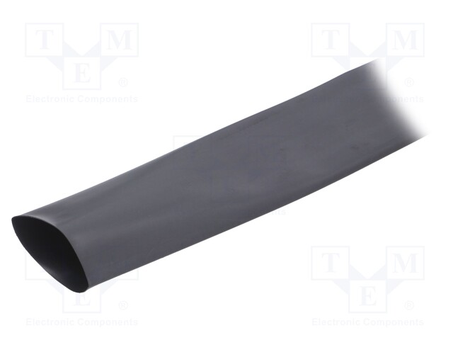 Heat shrink sleeve; glueless; 3: 1; 39mm; black; polyolefine