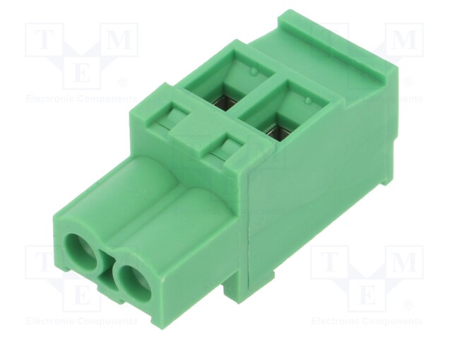 Pluggable terminal block; 5.08mm; ways: 2; angled 90°; plug; 300V