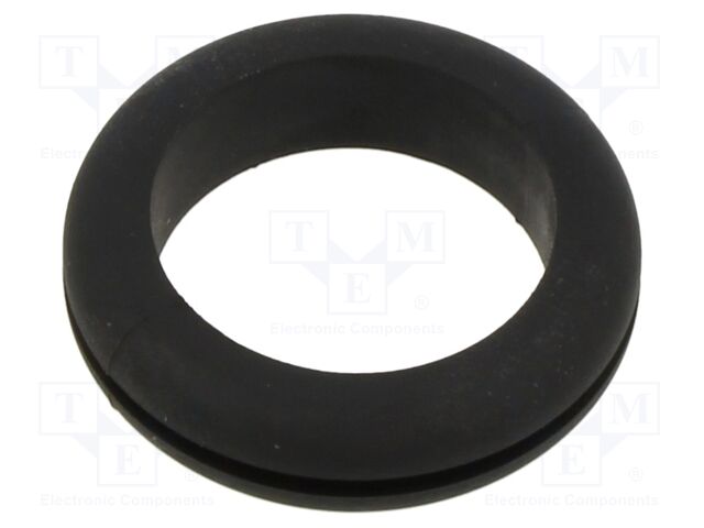 Grommet; black; UL94HB; TPR