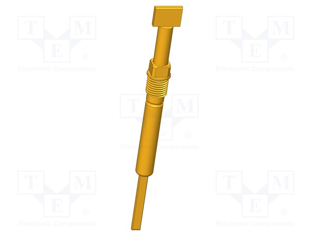 Test needle; Operational spring compression: 4mm; 8A; Ø: 4mm; 1.5N