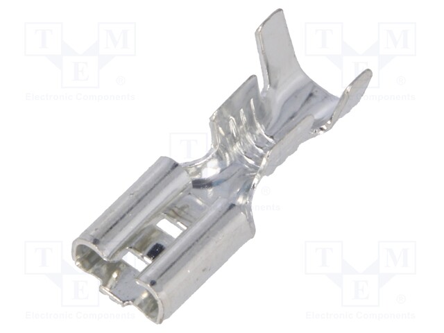 Terminal: flat; 4.8mm; 0.8mm; female; 1.5÷2.5mm2; crimped; straight