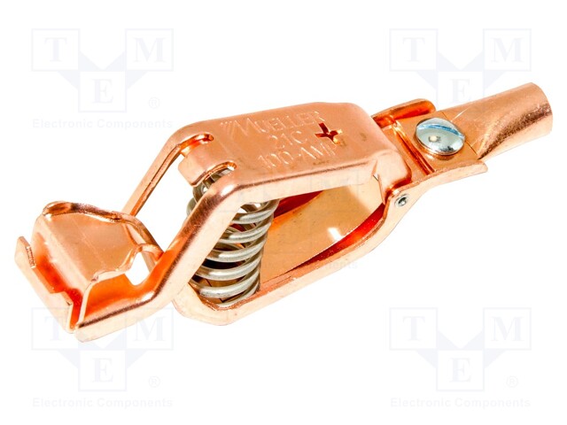 Crocodile clip; 100A; Grip capac: max.27mm; Overall len: 109mm