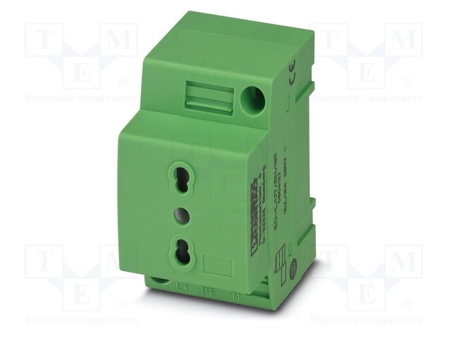 Connector: AC supply; socket; female; 16A; PIN: 3; screw terminal