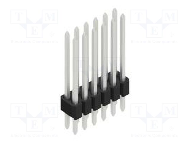 Connector: pin strips; pin header; male; PIN: 12; 1.27mm; THT; 2x6