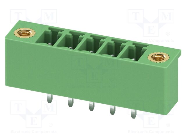 PCB headers, nominal cross section: 1.5 mm2, color: green, n