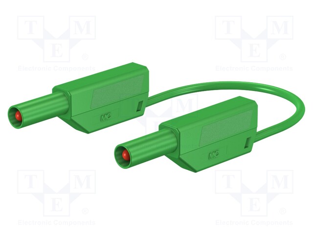 Test lead; 32A; 4mm banana plug-4mm banana plug; Len: 0.75m