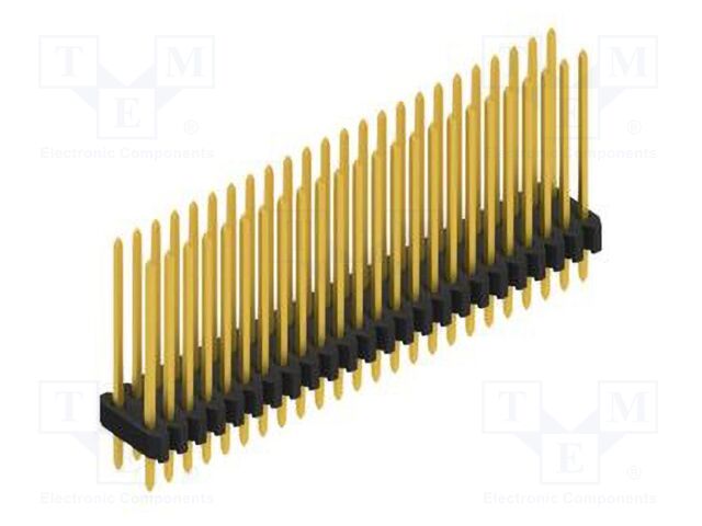 Connector: pin strips; pin header; male; PIN: 48; 1.27mm; THT; 2x24
