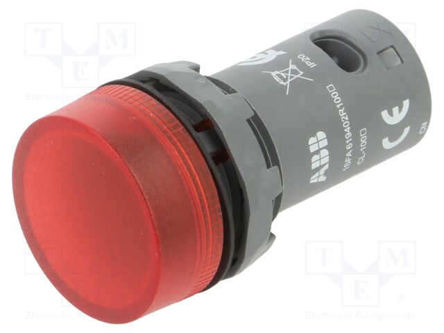 Control lamp; 22mm; red