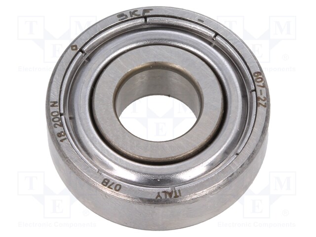 Bearing: single row deep groove ball; Øint: 7mm; Øout: 19mm; W: 6mm