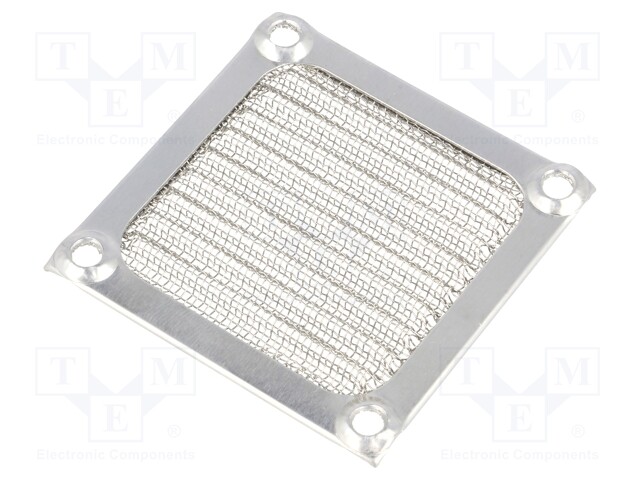 Guard; with EMI shielding; 60x60mm; Mat: metal; Mounting: screw