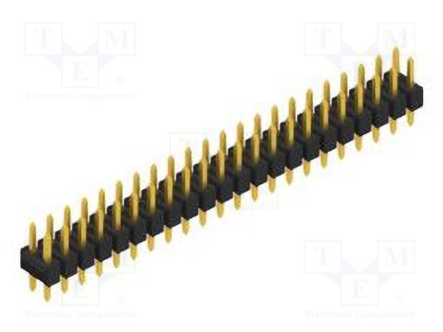 Connector: pin strips; pin header; male; PIN: 44; 2.54mm; THT; 2x22