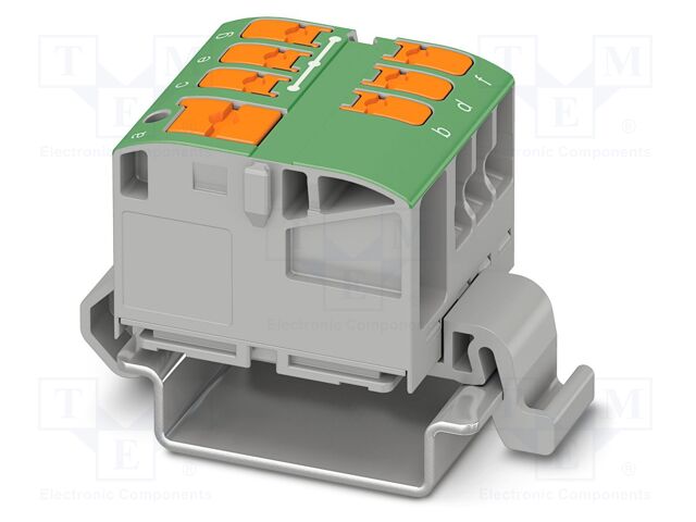 Splice terminal: rail; 24A; 690V; push-in; PA; L: 29.2mm; 0.14÷4mm2