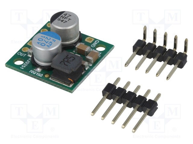 Converter: step down; Uout: 6V; Uin: 6.4÷36V; 2.5A; 85÷95%