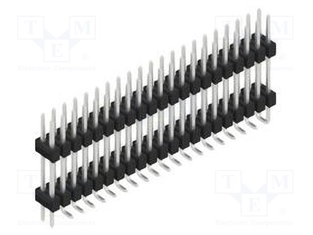 Connector: pin strips; pin header; male; PIN: 42; 2.54mm; SMT; 2x21