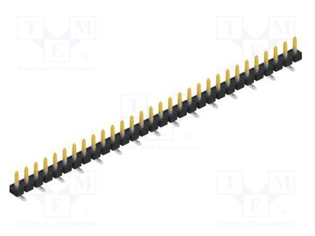 Connector: pin strips; pin header; male; PIN: 30; 2.54mm; SMT; 1x30