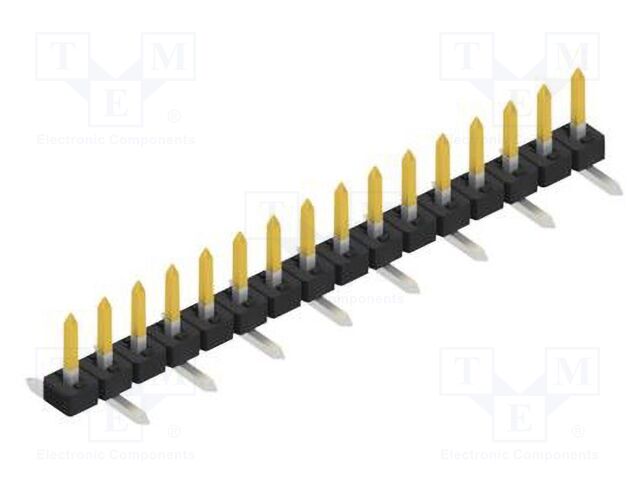 Connector: pin strips; pin header; male; PIN: 16; 2mm; SMT; 1x16