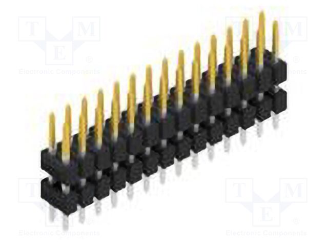 Connector: pin strips; pin header; male; PIN: 28; 2.54mm; THT; 2x14