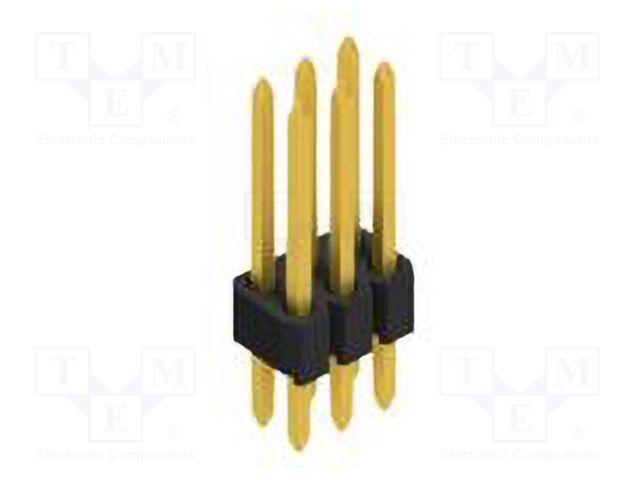 Connector: pin strips; pin header; male; PIN: 6; 1.27mm; THT; 2x3