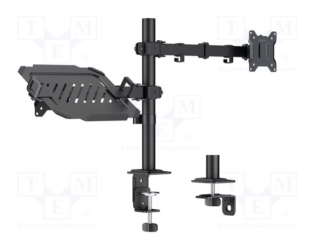 Holder; 10kg; 17÷32"; Arm len: 376mm; Standard: 75x75mm,100x100mm