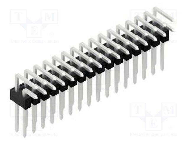 Connector: pin strips; pin header; male; PIN: 32; 2.54mm; THT; 2x16