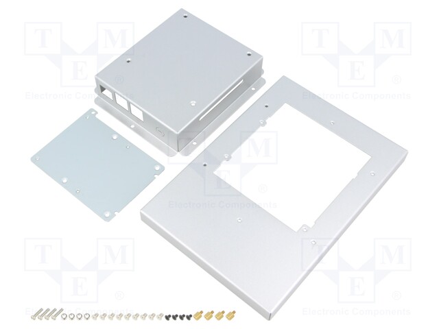 Enclosure: for display; OPT-UP-DST07-001; aluminium; black