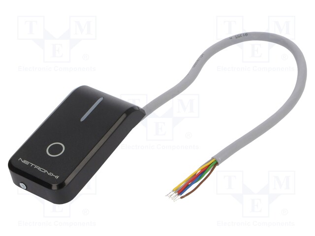 RFID reader; antenna,built-in buzzer; 83x44x14mm; 7÷15V; black