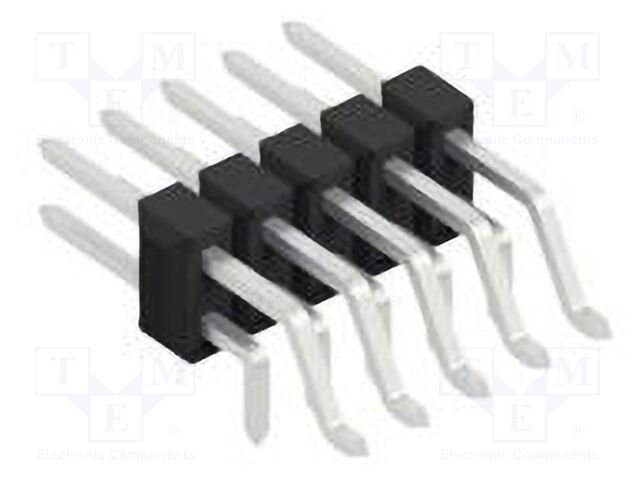 Connector: pin strips; pin header; male; PIN: 10; 2.54mm; SMT,THT