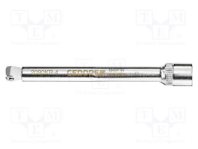 Extension; socket spanner; square; 1/4"; Chrom-vanadium steel