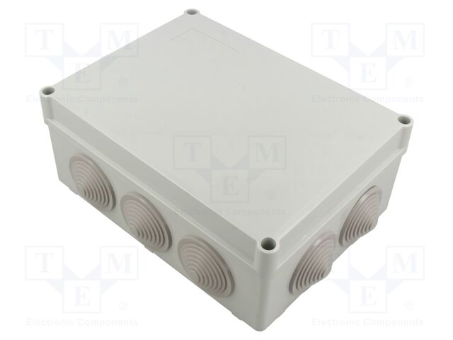 Enclosure: junction box; X: 190mm; Y: 70mm; Z: 140mm; wall mount; ABS