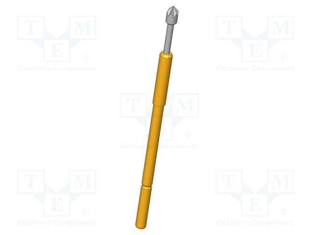 Test needle; Operational spring compression: 4mm; 5A; Ø: 1.75mm