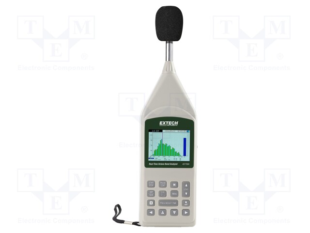 Meter: octave band analyzer; with a backlit,TFT 3,5"; 950g