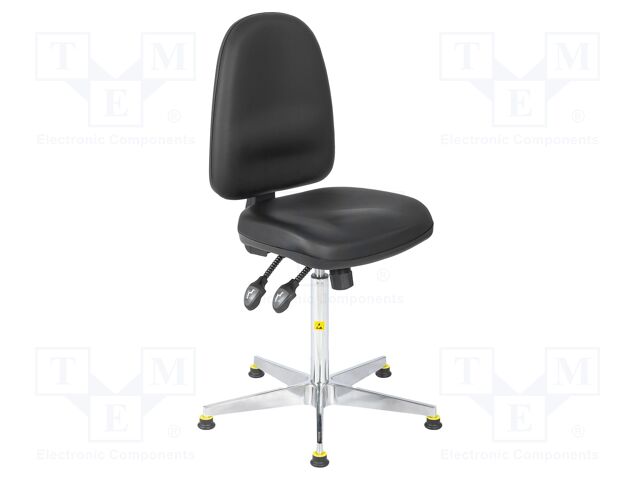 Chair; ESD; Seat dim: 460x430mm; Back dim: 440x510mm; 590÷840mm