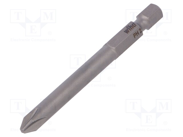 Screwdriver bit; Phillips; PH2; Overall len: 70mm