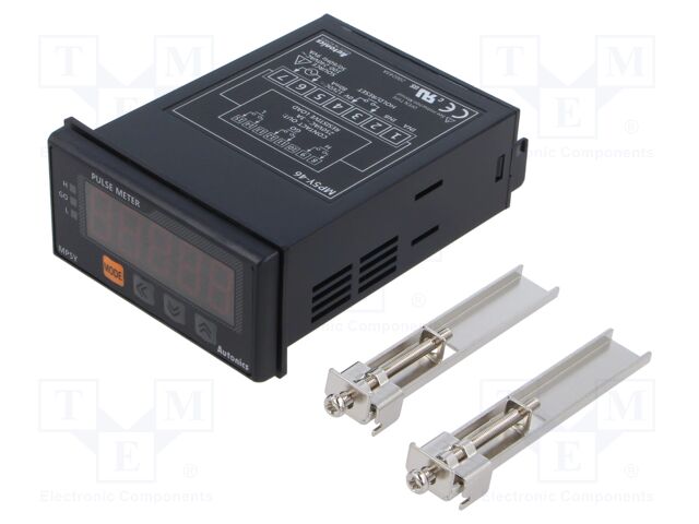 Counter: electronical; LED; pulses/speed/time; 100÷240VAC