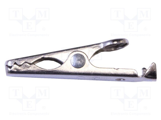 Crocodile clip; 5A; Grip capac: max.4.8mm; Overall len: 28mm